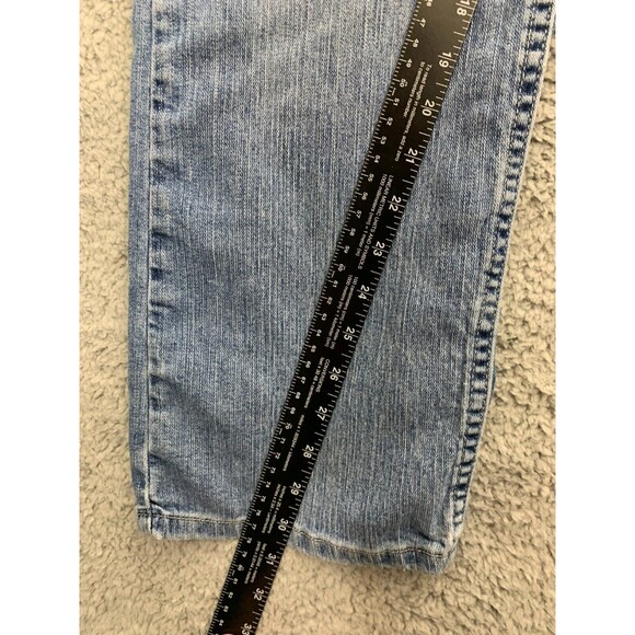 Lee Riders Women's Denim Blue Jeans - Straight Leg 5 Pocket Design - Picture 9 of 11